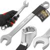 JCB 75 Degree Angled Open End Wrench 22mm CR-V Steel Double Ended
