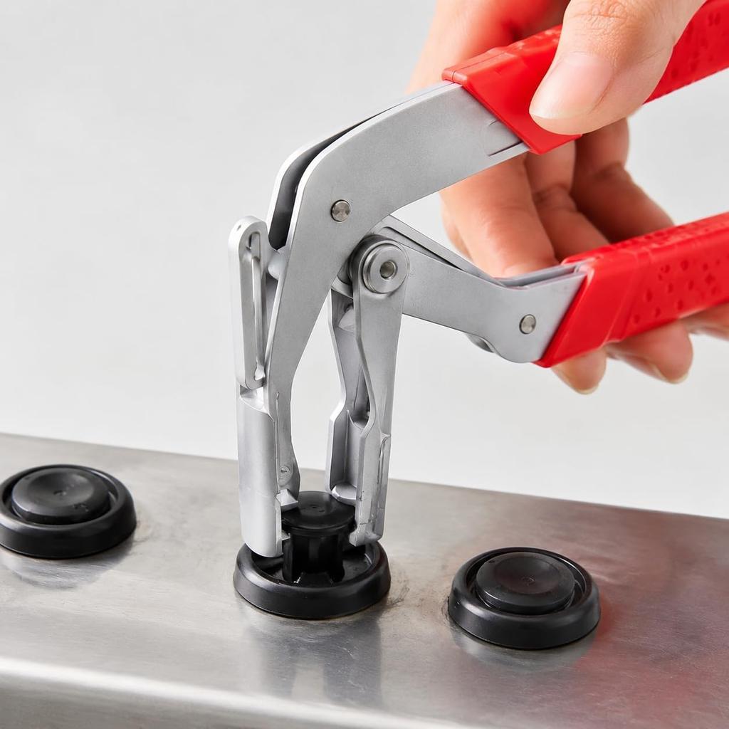 Auto Fastener Clip Removal Pliers, Spring-Loaded Panel Clip & Rivet Remover Tool, Damage-Free Auto Trim Removal Tool for Car Door Panel, Interior &