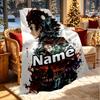 Custom Name Personalized Demon Slayer Print Blanket, Home Decor, Bedroom, Sofa, Camping, Couch, Gifts for Birthday Christmas