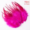 8-15Cm Natural Feathers White Mix Colors Turkey Plume For Crafts Dream Catcher Making Carnival Decor Easter Black Blue Plumas