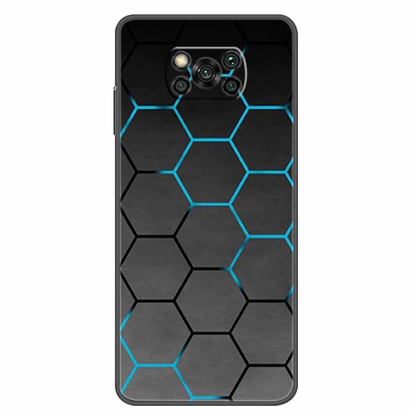 Чехол для Poco X3 Pro X3 NFC Модный Мягкий Силиконовый ТПУ Задняя Крышка Для Xiaomi Poco X3 NFC Чехол Ударопрочный Coque PocoX3 X 3 X3Pro