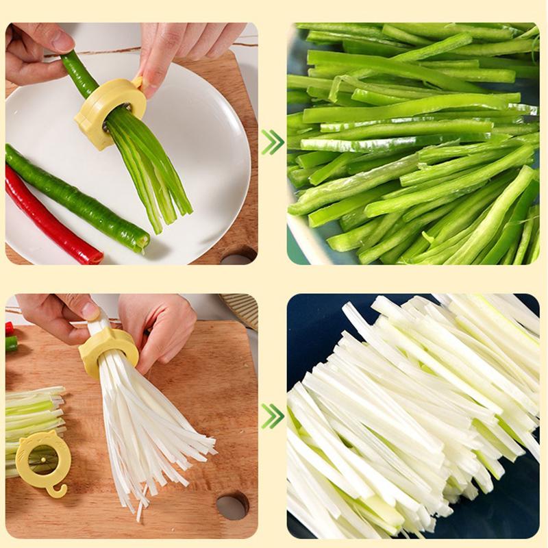 Green Onion Easy Slicer Shredder Plum Blossom Cut Green Onion Wire Drawing Superfine Vegetable Shredder Kitchens Accessories