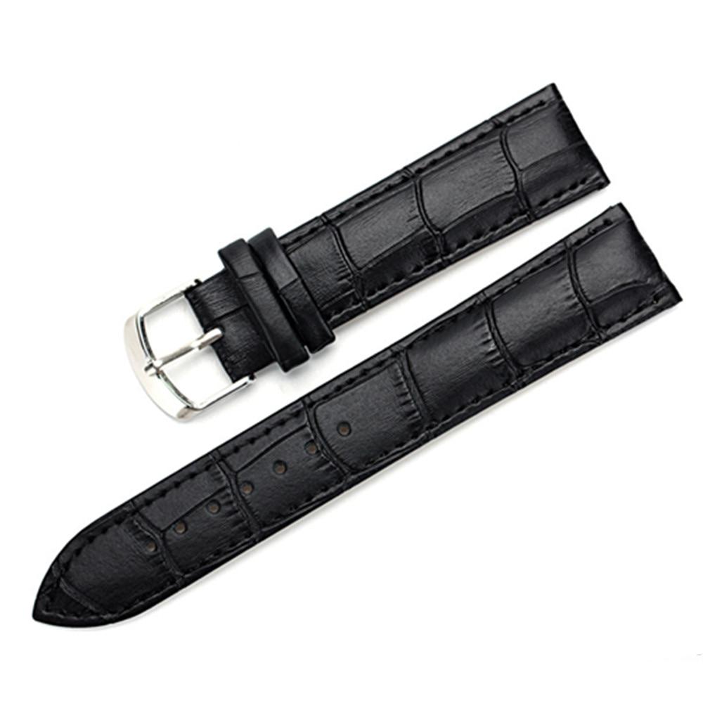 8 10 12 14 15 16 17 18 19 20 Mm Genuine Leather Watchband Watch Belt Strap Wristwatches Band Female Red White Black