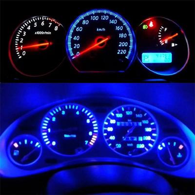 10 шт. T5 SMD светодиодная лампа приборной панели автомобиля, светодиодные лампы для приборов, автомобильные лампы для салона автомобиля