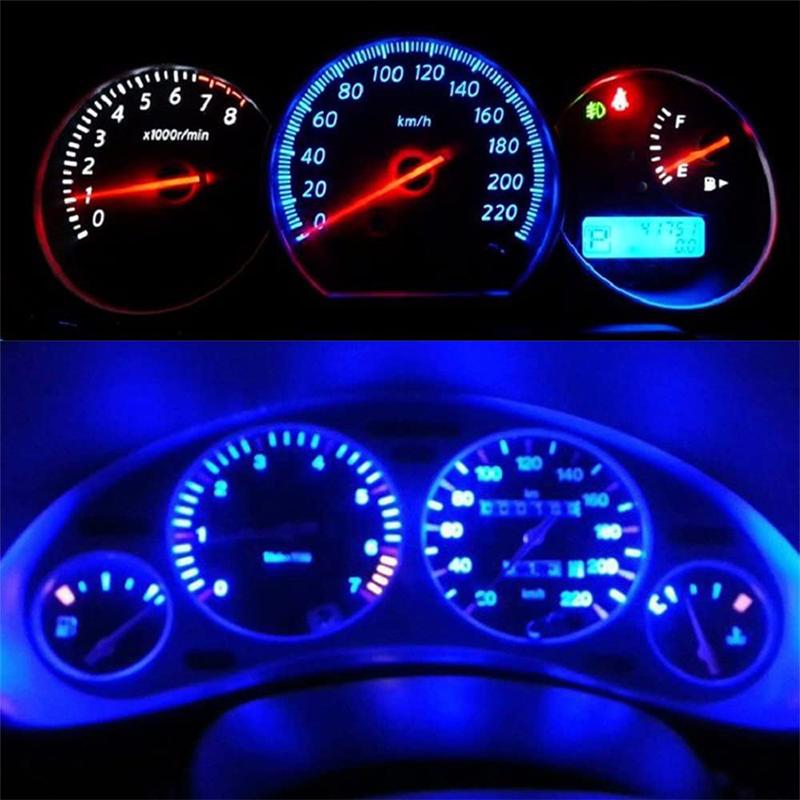 10/5 шт. T5 B8.5D 1SMD Автомобильные лампы 5050 Светодиодные лампы для приборной панели Индикаторные лампы Боковые лампы приборной панели Внутренние Автоаксессуары