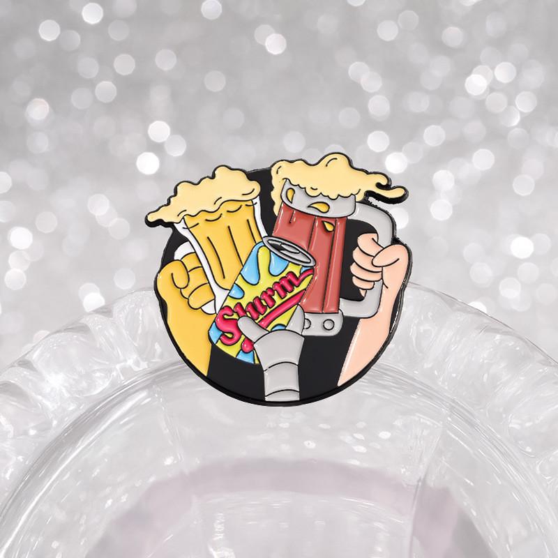 Artistic Character Cartoon Brooch Alloy Pin Eyecatching Design For Collectors And Lovers Fashion