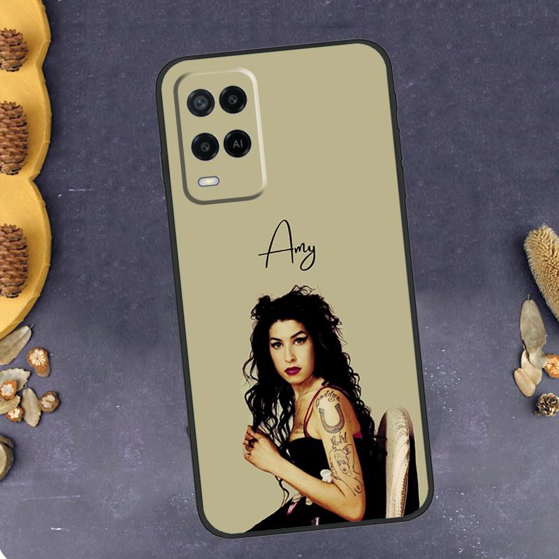 Чехол для телефона Amy Winehouse для OPPO A57s A53 A31 A5 A9 A15 A16 A17 A77 A76 A96 A52 A72 A91 A93 A54 A74 A94