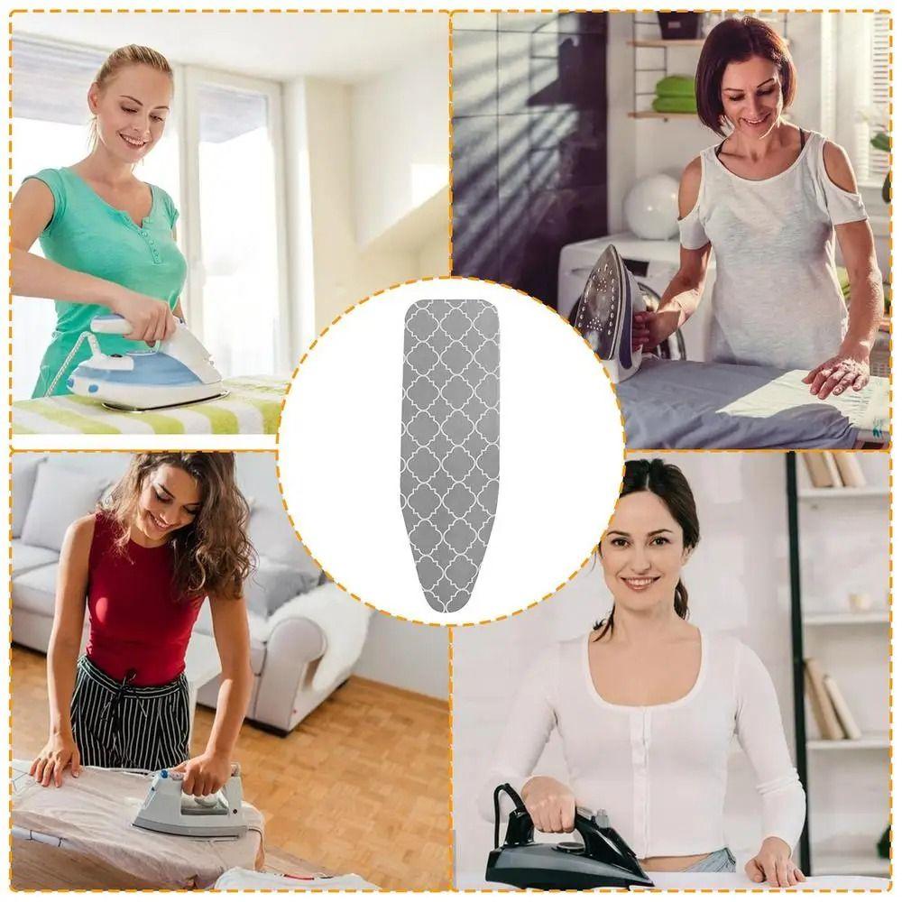 1Pcs With Elastic Edge Ironing Board Cover Stain Resistant Ironing Cover  For Ironing Table
