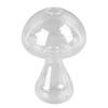 Милая стеклянная ваза в форме гриба, гидропонный цветочный горшок для растений, прозрачная ваза для цветов в форме гриба