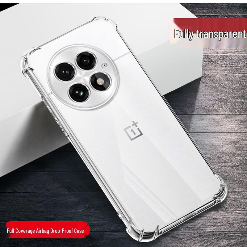 Противоударный прозрачный чехол из мягкого ТПУ для OnePlus 12-7T Pro RT