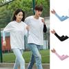 1 Pair Ice Silk Sun Protection Arm Covers Unisex Elbow Cover Outdoor Cycling Running Fishing Driving Cool Anti-Uv Arm Sleeves