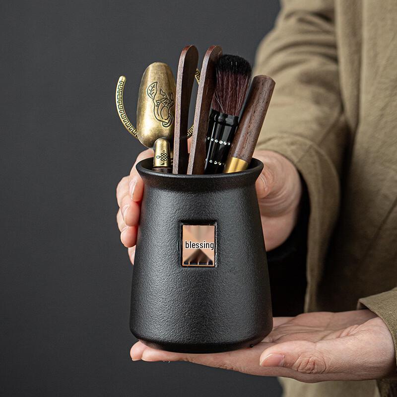 Dingle Ebony Wood Tea Ceremony Tool Set