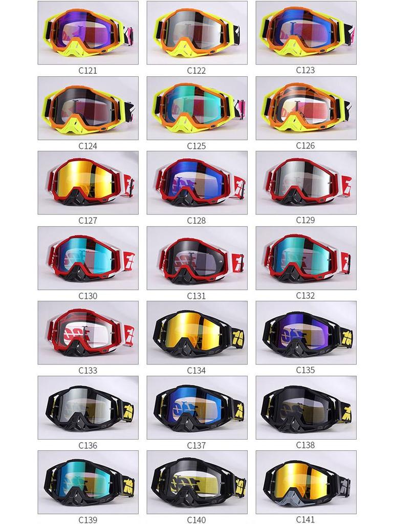 Ветрозащитные мотоциклетные и лыжные очки для использования за границей: 100% Внедорожная езда, катание на природе и защита при скоростном спуске