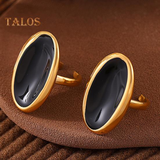 Кольцо с большим овальным драгоценным камнем, ручная работа, открытое кольцо в этническом стиле, ювелирные изделия, подарки на день рождения для мужчин, отца, мужа, парня