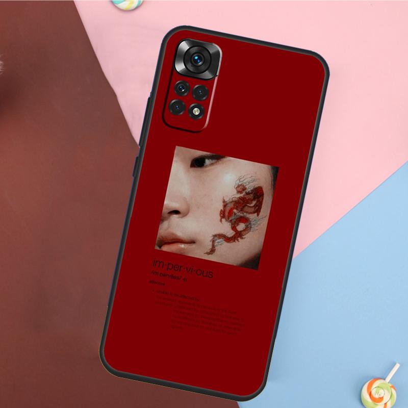 Красные Эстетичные Рисунки Арт Чехол Для Xiaomi Redmi Note 14 13 12 9 10 11 Pro 9S 10S 11S 12S Redmi 14C 10C 12C 13C