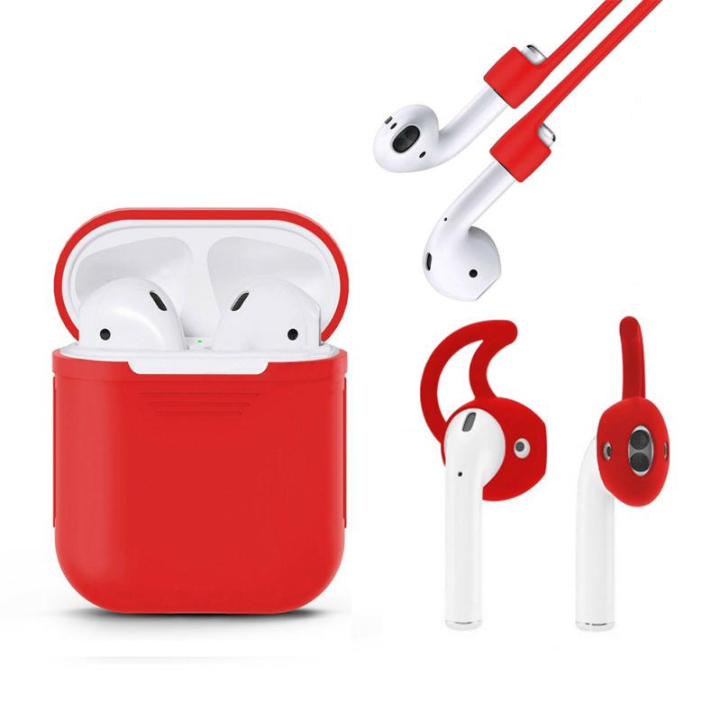 Силиконовый чехол для AirPods 3 в 1, защитный чехол для Apple Airpod