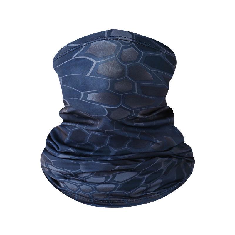 Summer Ice Silk Sunscreen Neck Gaiter: Breathable, Quick-Drying, Multifunctional Headscarf and Cycling Face Mask for Sun Protection