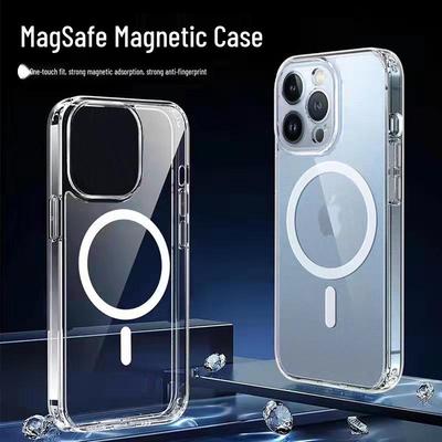 Магнитный прозрачный чехол MagSafe для iPhone 17 Pro Max/16 Pro - Защитный чехол с полной защитой
