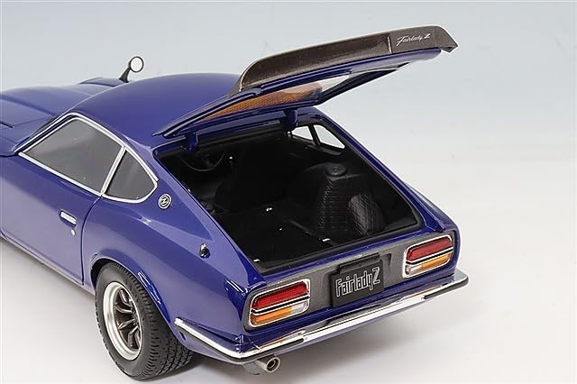 Kyosho Оригинальная масштабная модель Nissan Fairlady Готовая модель KS08220WBL 1/18 Z-L (S30) (Синий металлик)