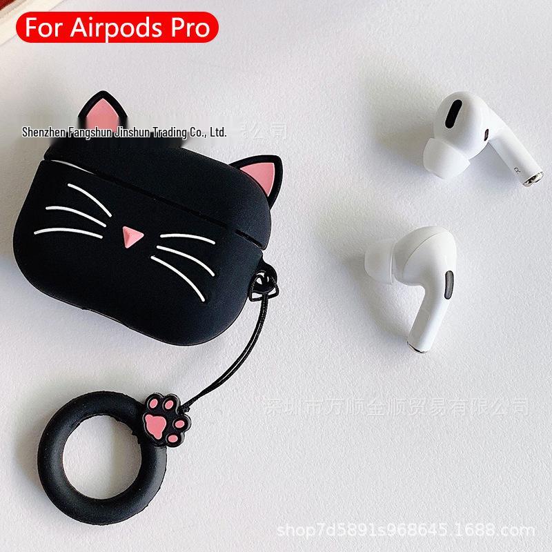 Cartoon Flying Police Pattern AirPods 4 Protective Case, Compatible with Pro3, Soft Shell, 12th Gen