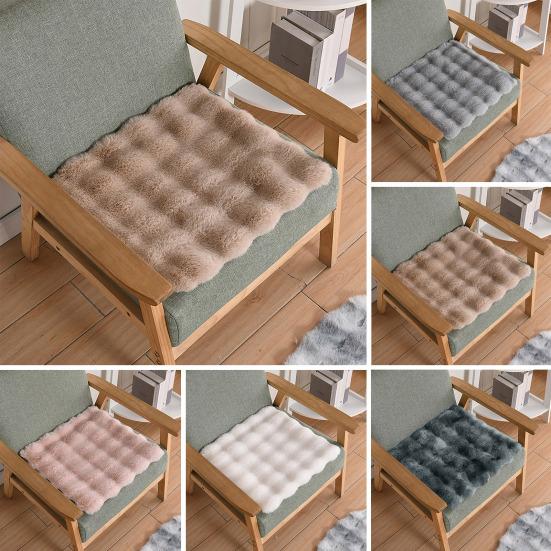 Однотонная подушка для стула, износостойкая, очень мягкая, толстая, моющаяся, подушка для обеденного стула, утолщенная подушка для сиденья