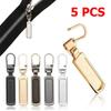 5 Pcs Zipper Slider Puller Universal Replacement Zipper Puller Instant Zipper Repair Kit for Broken Buckle DIY Craft Sewing Accessoriy