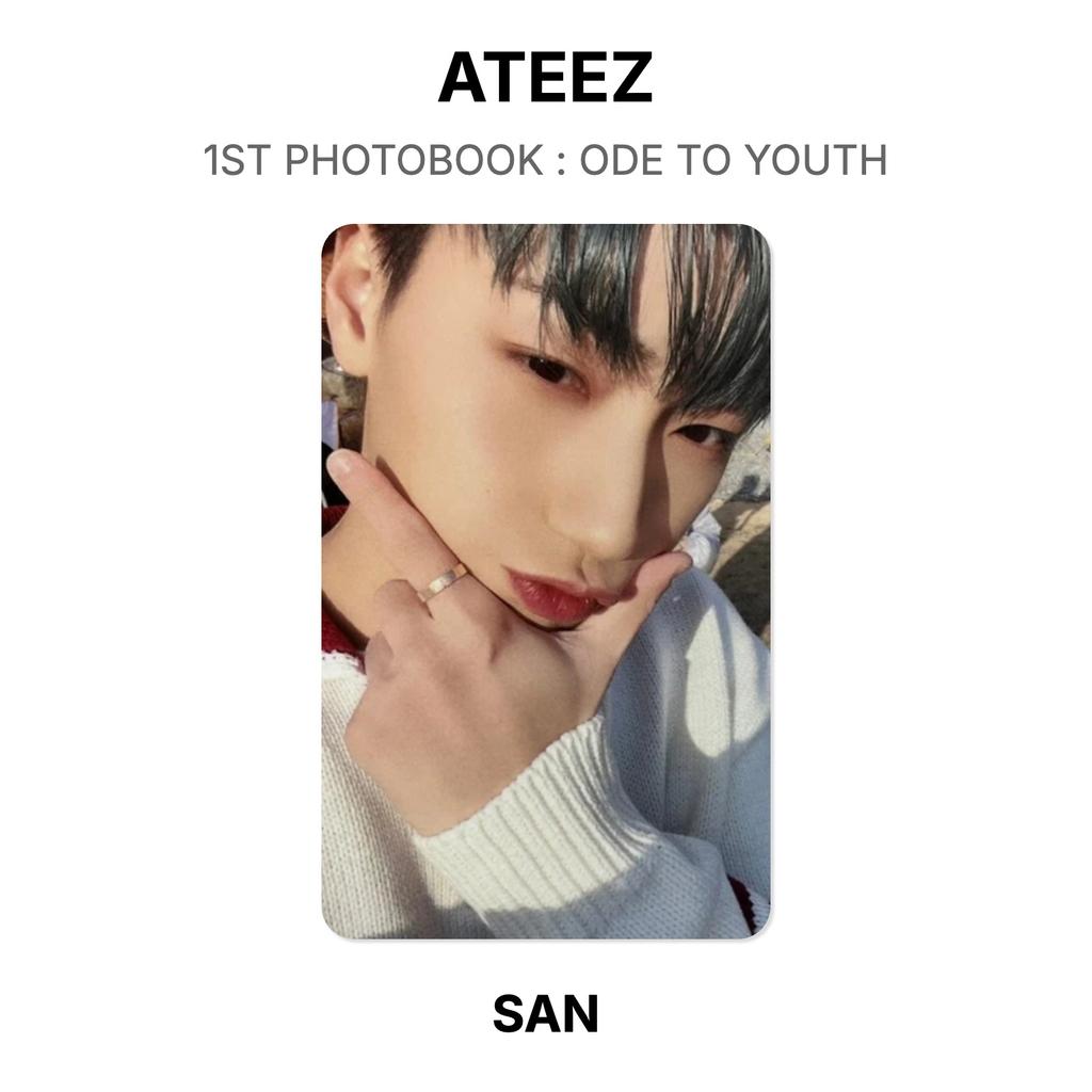 ATEEZ ПЕРВАЯ ФОТОКНИГА : ОДА ЮНОСТИ Официальная фотокарточка