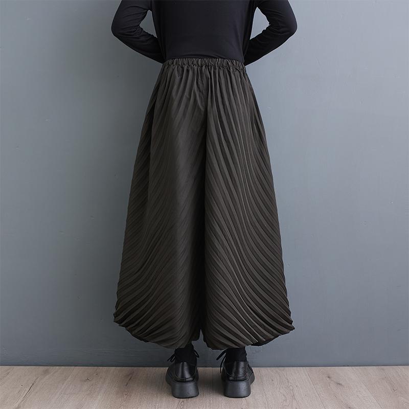 Черные винтажные повседневные свободные брюки больших размеров с высокой талией на весну, лето и осень, женские брюки