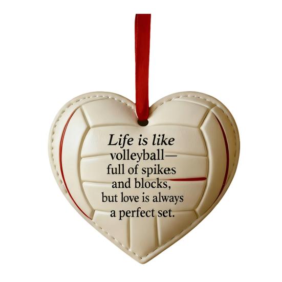 Бейсбольная игрушка в форме сердца, спортивное рождественское украшение для подвешивания на елку, украшение на день рождения, День святого Валентина