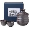 Sake Warmer Set 6cm Diameter X 140ml Black and for Cold and Hot Mino Ware Made In Japan Ale-net (Small), 10.2cm Height, Capacity, Silver, Sake,