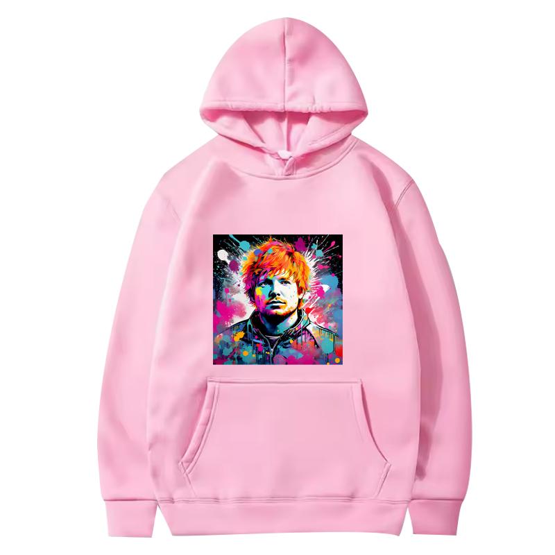 Худи с графическим принтом в стиле Sheeran Classic Мода Мужчины Женщины Винтажный Крутой Свитшот с Длинным Рукавом С Принтом Оверсайз Худи Унисекс