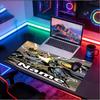Custom Name Personalized Black Adam Pattern Mousepad, Laptop PC Desk Mat, Decorative Desk Mat for Home Keyboard Pad Gift