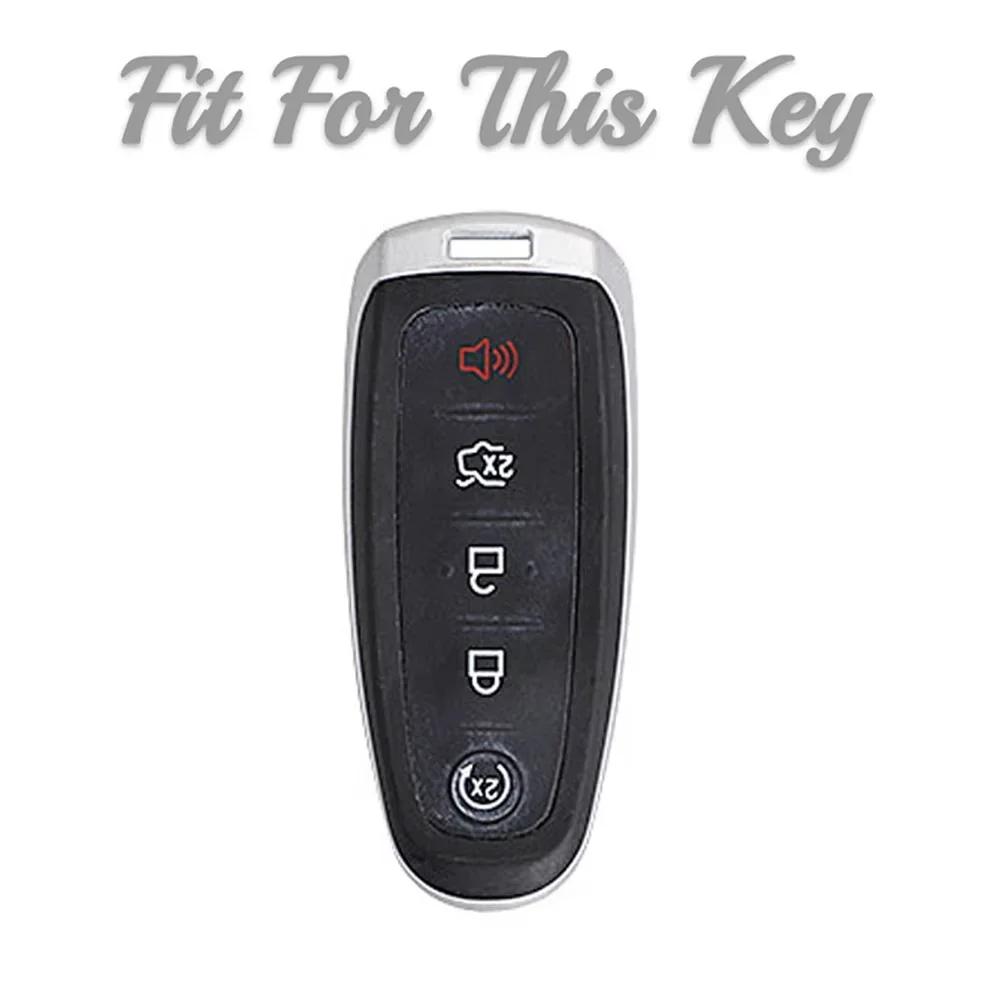 Автомобильная наклейка Автомобильная наклейка 2025 Горячий чехол-брелок для ключей автомобиля Оболочка Для Ford Escape 2013 2014 2015 2016 2017 2018 2019 Escort Edge Taurus