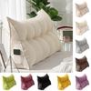 Large Soft Comfortable Backrest Headboard Cushion Pillow For Reading Rest In Twin Bed