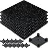 As Known Gym Mat Fitness 50cm X 20mm Rubber 4 12 Joint Clips Floor, 50cm, Thick, Mats, Mats,