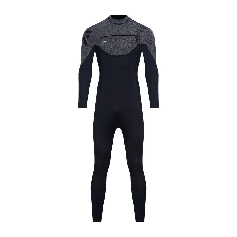 2mm 3mm Neoprene Wetsuit Diving Snorkeling Surfing Unisex Full Zip Long Sleeve Warm Thermal Dive Suit