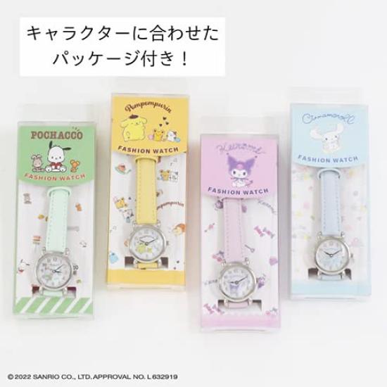 Часы J-AXIS Куроми, Официальная серия Sanrio, Модель SR-HA02-KUPU, Фиолетовые, Женские, Повседневный дизайн