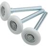 Galvanized Steel Door Wheels Nylon Sealing Shaft Roller Shutter Door Accessories  For Garage Door