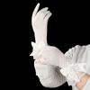 Fashion Chiffon Sunscreen Bow Bride Mittens Driving Gloves Lace Gloves