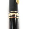 Great MONTBLANC fountain pen Meisterstck Classic Cap type Black gold 14K mens Used