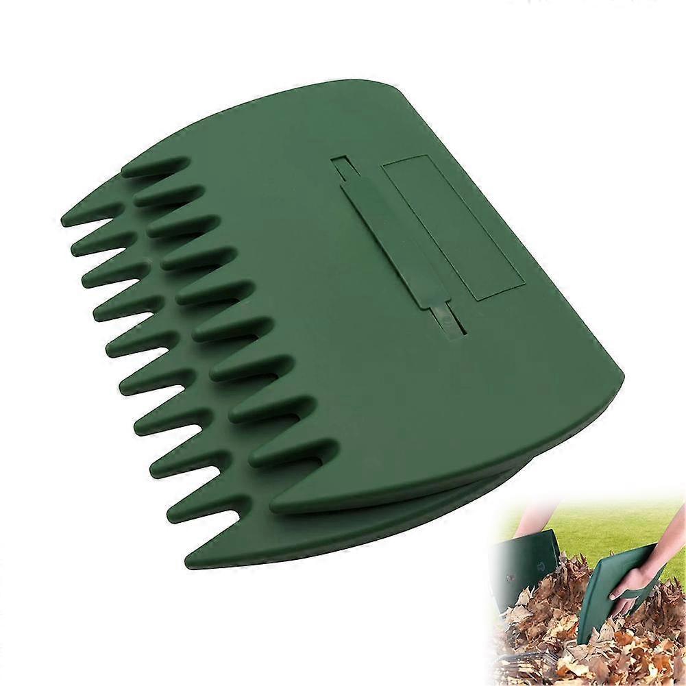 Garden Hand Rakes Set 2PCS 33x24.8cm Leaf Collection Yard Debris Tool