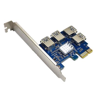 Слоты адаптера Pci-e от 1 до 4pci-e. Переходная плата. Слот Pci-e к Pci-e от 1 до 4. Видеокарта Usb3.0.