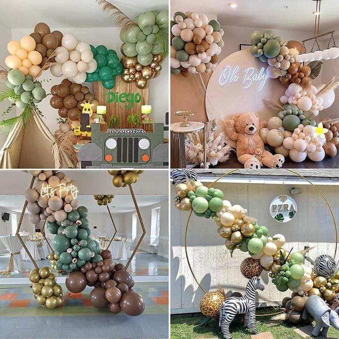 Balloon Arch Garland Kit - Not Specified - Green and Gold - Jungle Decoration - Children's Birthday - Wedding