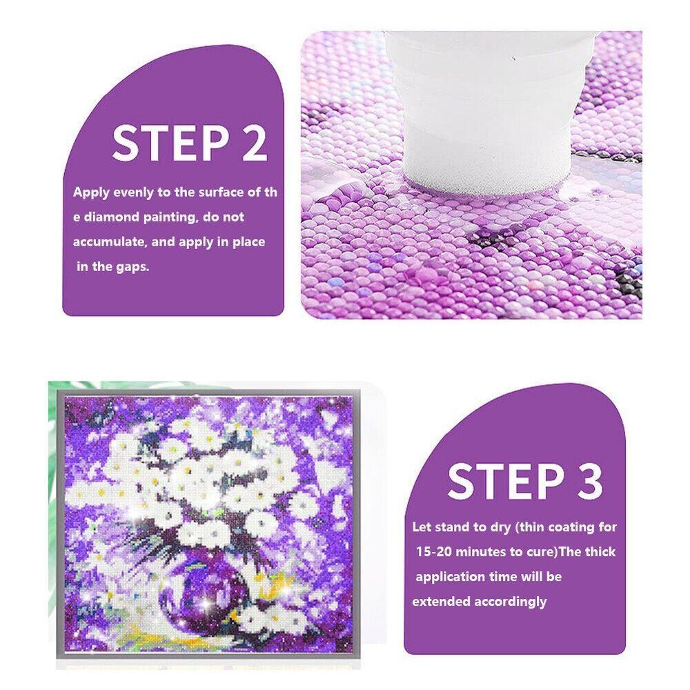 120 мл DIY Conserver Повышенная яркость ПВА Осветляющая печать Алмазная картина