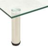 TV Stand 80x35x17 cm Tempered Glass