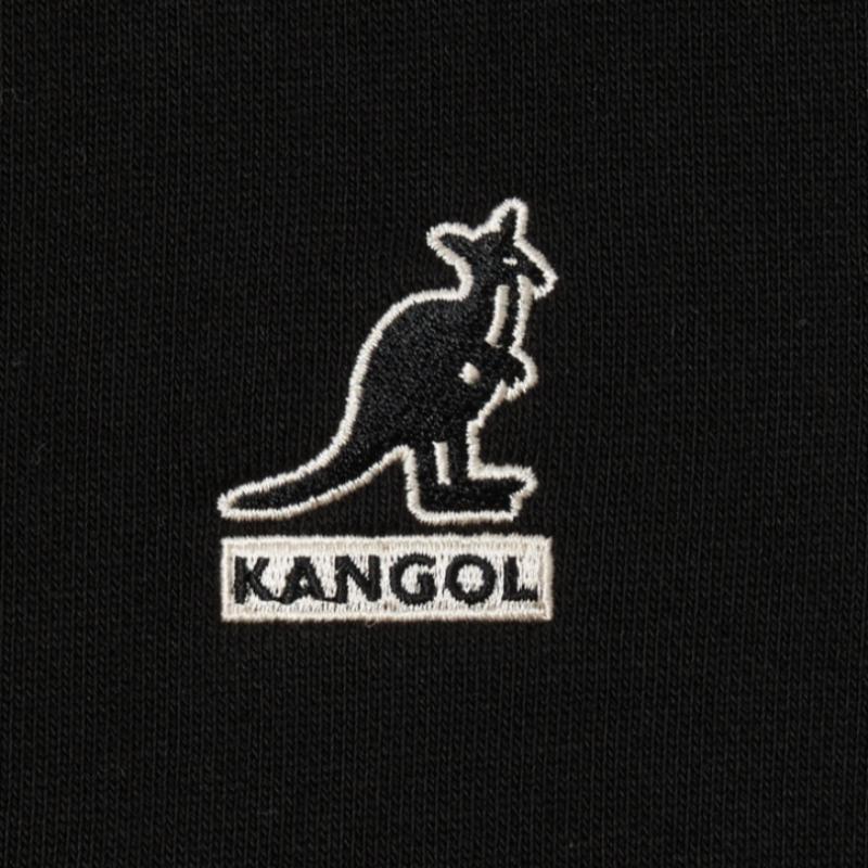 KANGOL Базовая толстовка на молнии Черная 5145