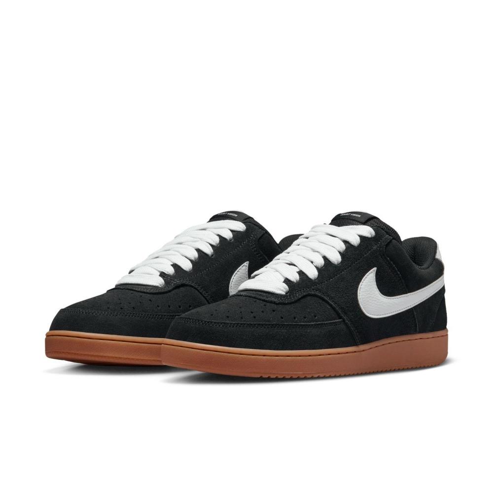 Nike Court Vision Lo Fl 001 Black White Mio7727 001 Black White