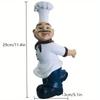 1 шт. Современная простота серии шеф-повара, украшение из смолы, винная стойка, домашний повар, держатель для красного вина, изделия из смолы