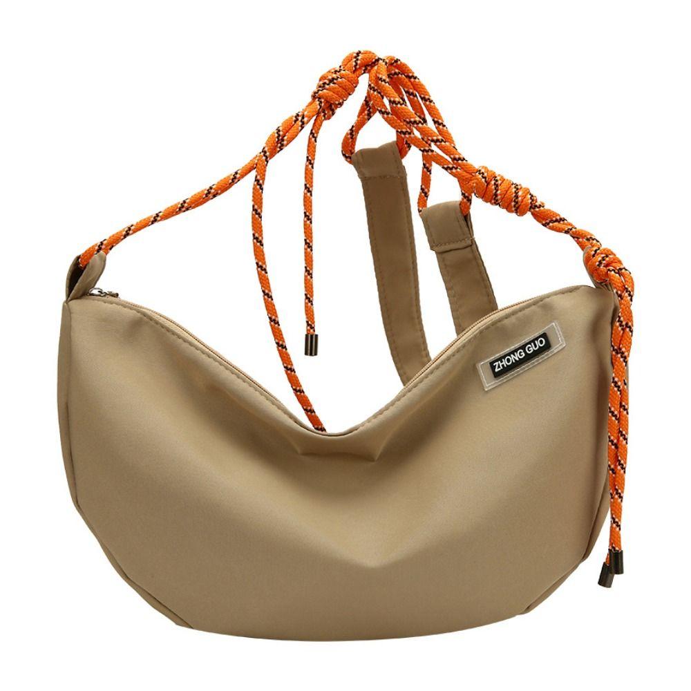 Half-moon Shape Dumpling Shoulder Bag Waterproof Sports Message Bag Female/Male