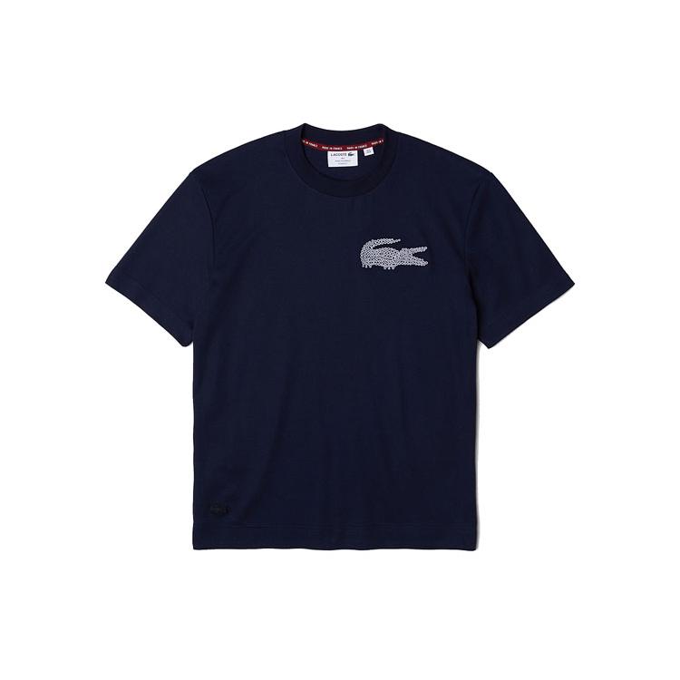 Lacoste Мужские футболки с круглым вырезом, умеренный прямой крой TH2691-137854